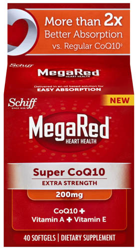 MegaRed® Super CoQ10 Extra Strength - 200 mg Softgels
